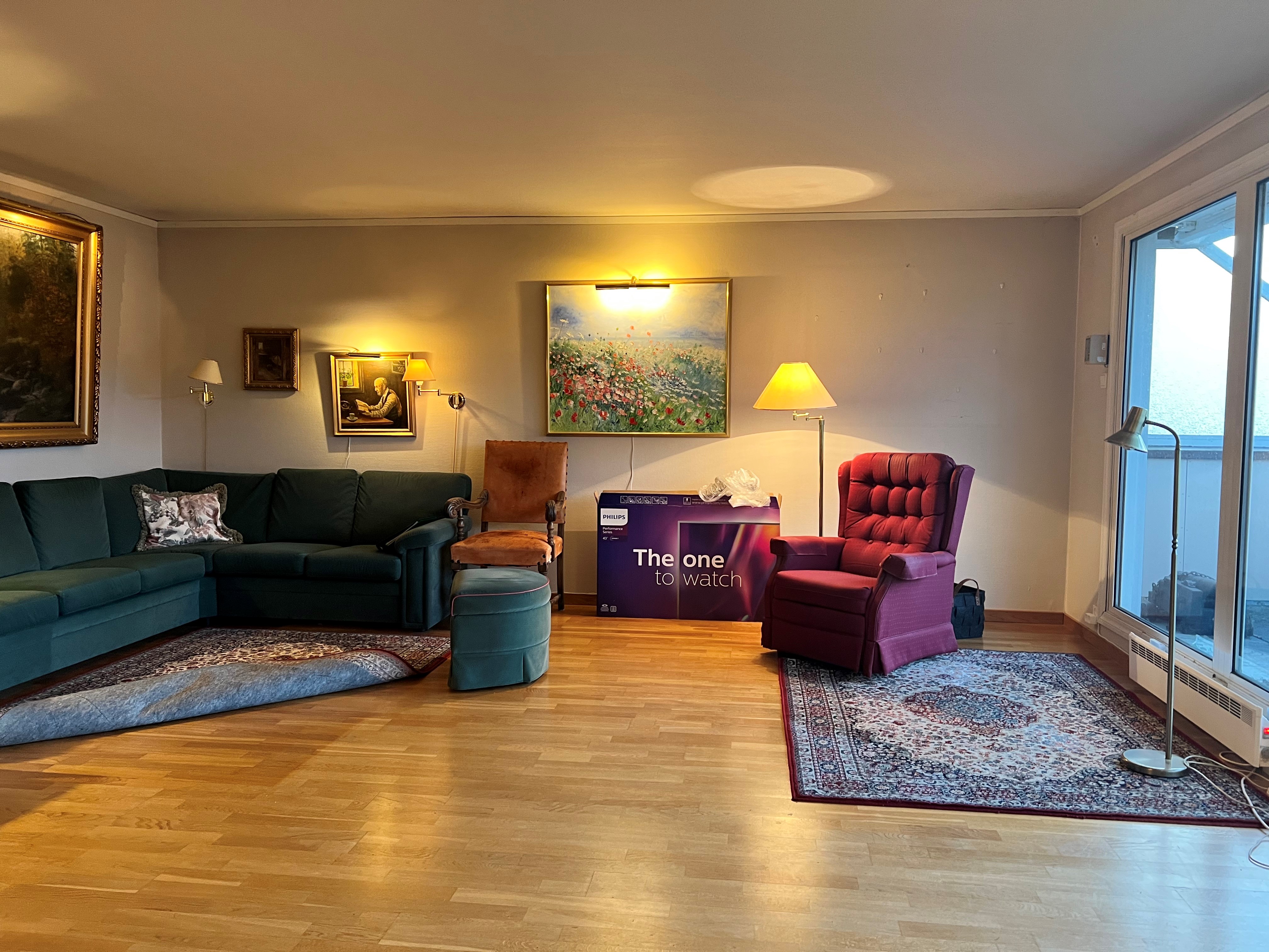 Før styling og foto i Fantoftvegen